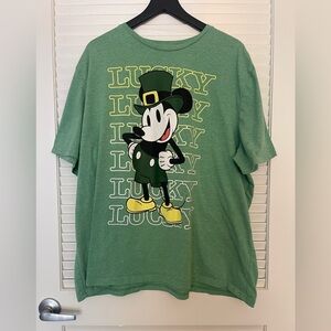 Mickey Mouse Lucky Green T-Shirt